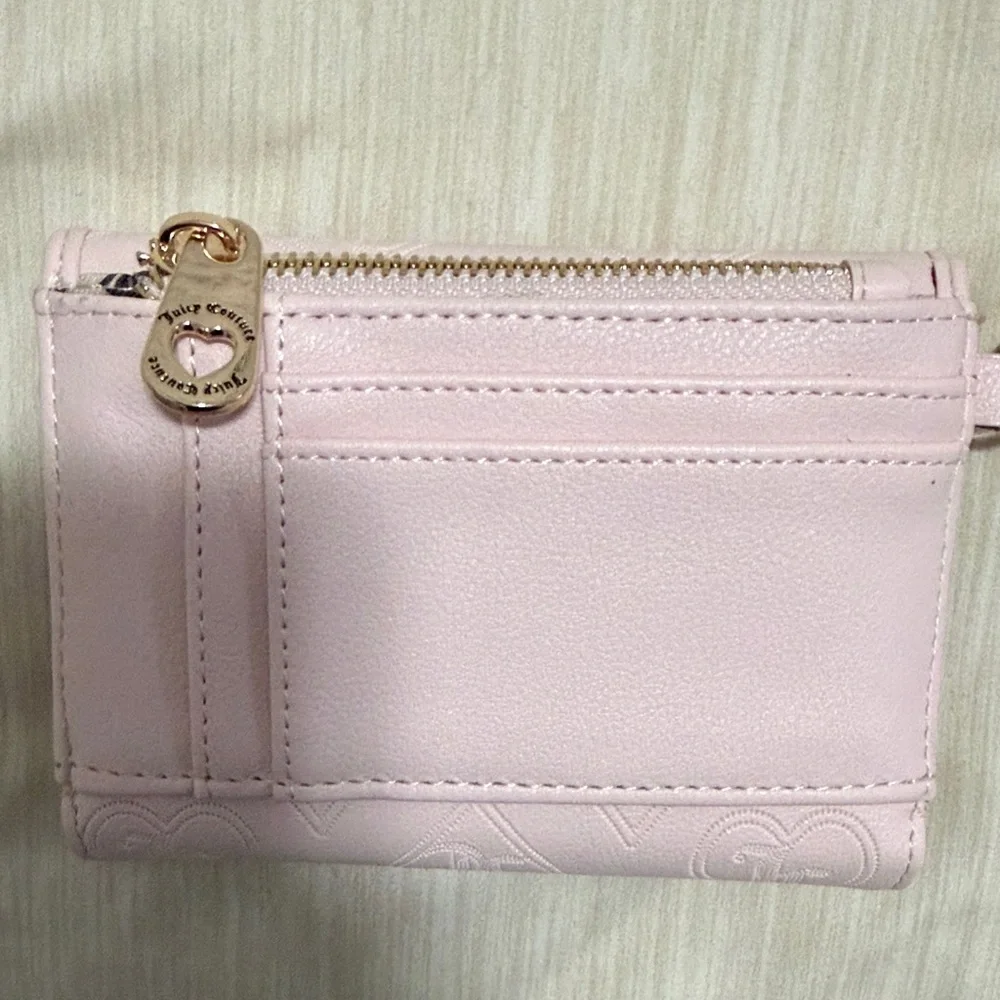 Juicy Couture Top Notch Double Sided Trifold Wallet - Picture 11 of 11